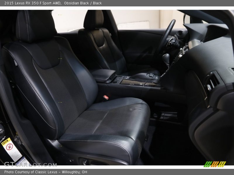 Obsidian Black / Black 2015 Lexus RX 350 F Sport AWD