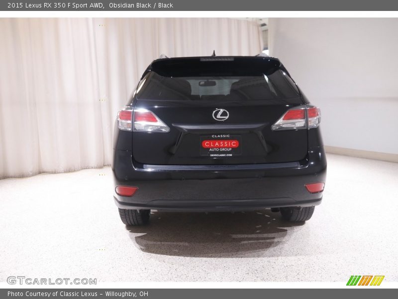 Obsidian Black / Black 2015 Lexus RX 350 F Sport AWD