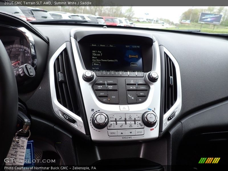 Controls of 2016 Terrain SLT AWD