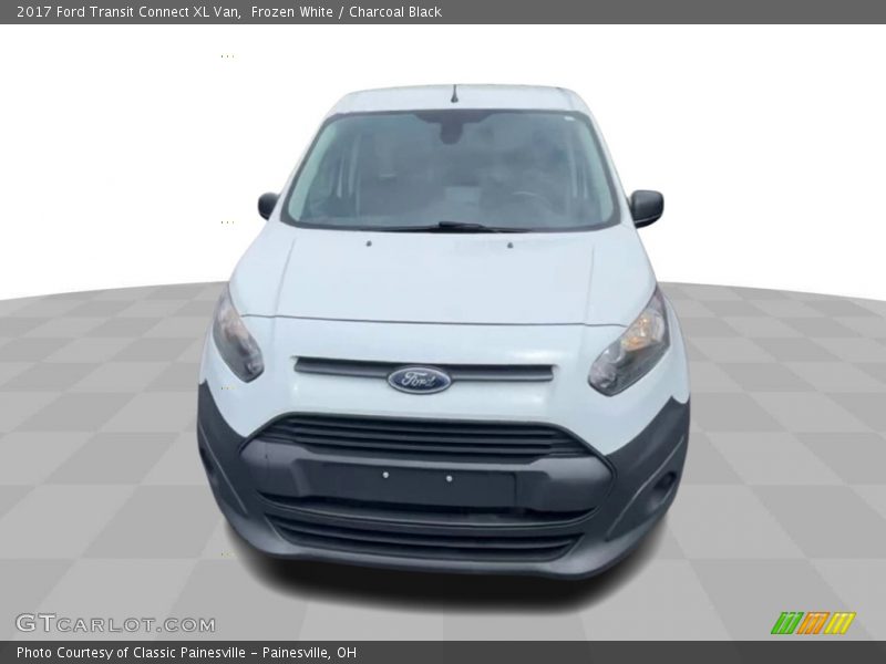 Frozen White / Charcoal Black 2017 Ford Transit Connect XL Van