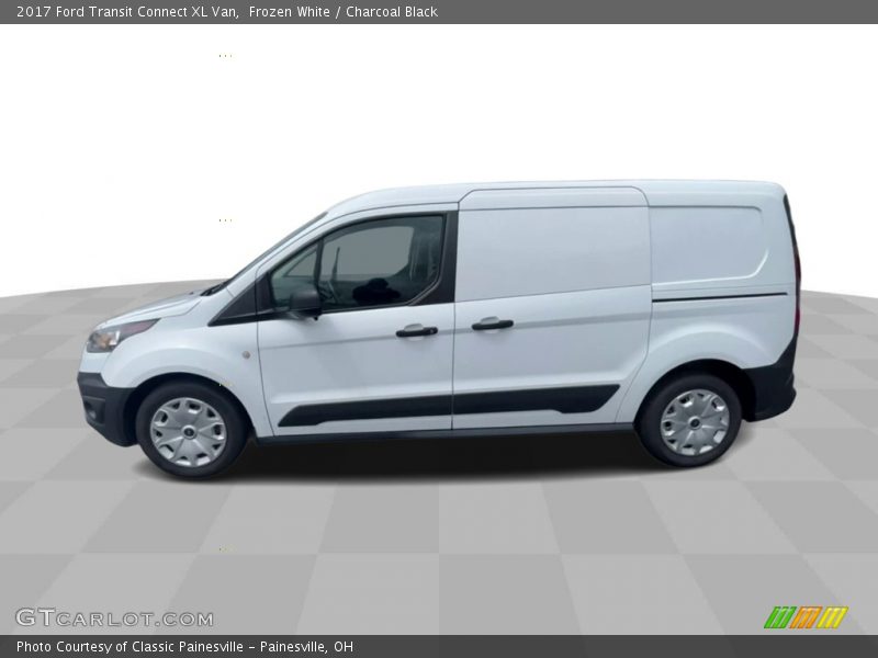 Frozen White / Charcoal Black 2017 Ford Transit Connect XL Van