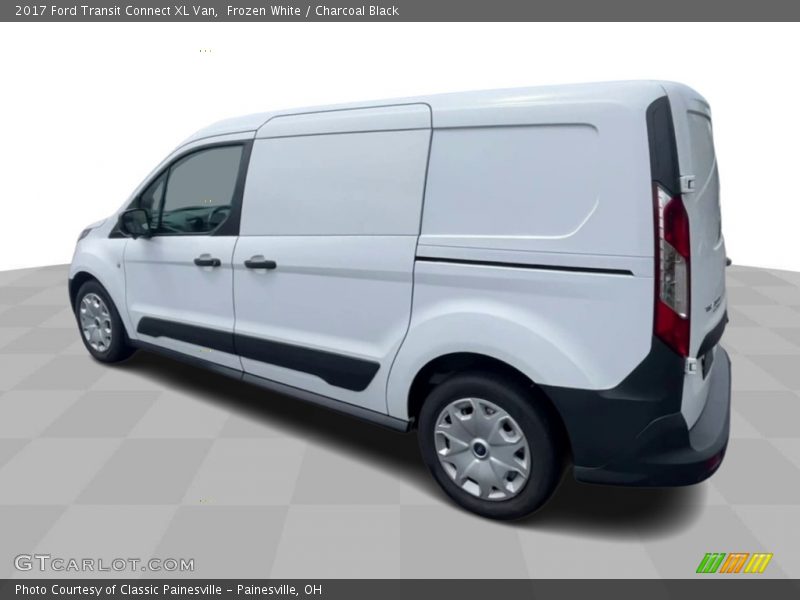Frozen White / Charcoal Black 2017 Ford Transit Connect XL Van