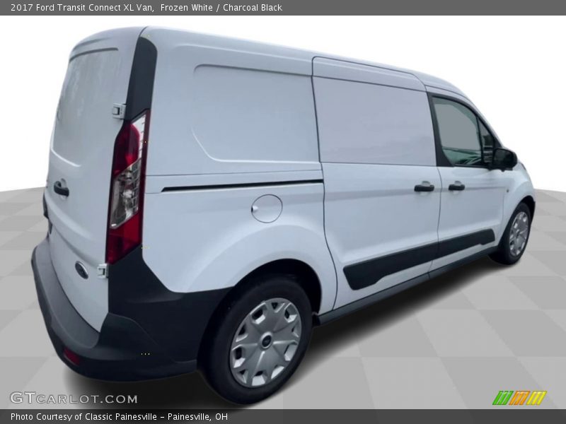 Frozen White / Charcoal Black 2017 Ford Transit Connect XL Van