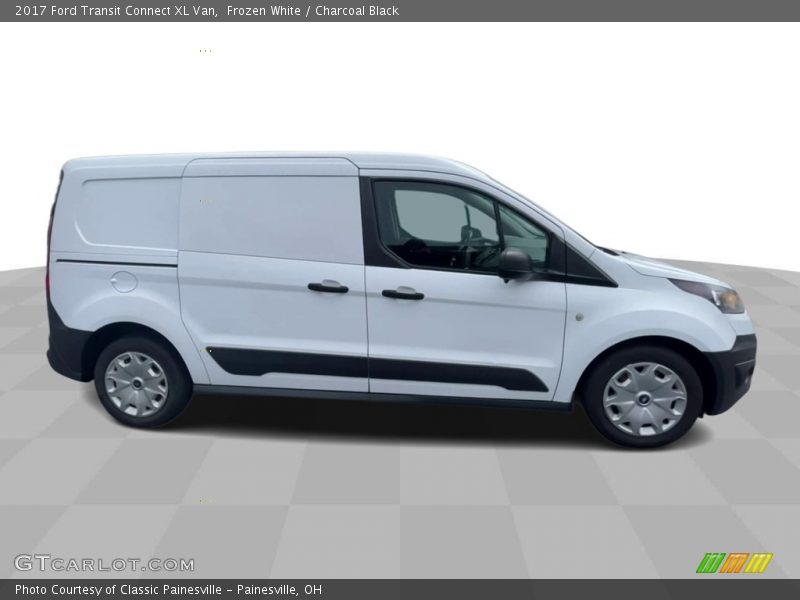 Frozen White / Charcoal Black 2017 Ford Transit Connect XL Van