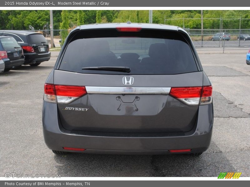 Modern Steel Metallic / Gray 2015 Honda Odyssey EX-L