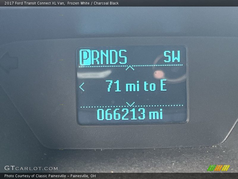 Frozen White / Charcoal Black 2017 Ford Transit Connect XL Van