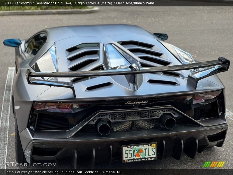 Grigio Estoque (Matte) / Nero Ade/Bianco Polar 2012 Lamborghini Aventador LP 700-4