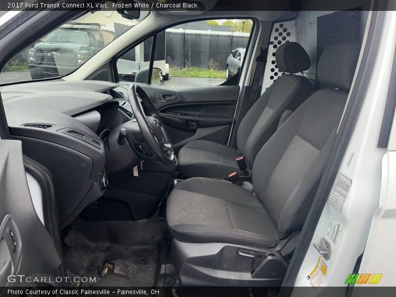 Frozen White / Charcoal Black 2017 Ford Transit Connect XL Van