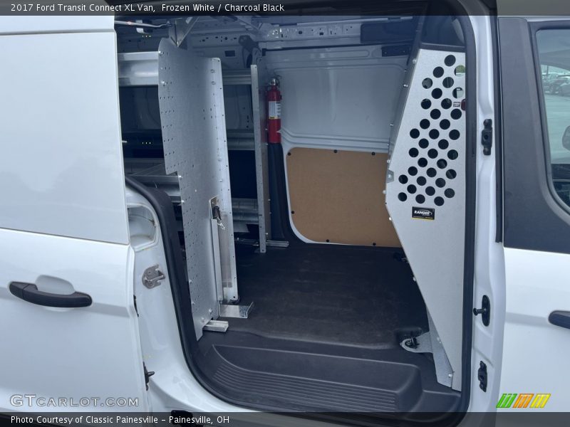 Frozen White / Charcoal Black 2017 Ford Transit Connect XL Van