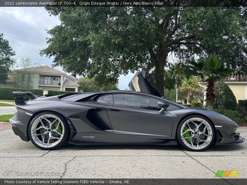 Grigio Estoque (Matte) / Nero Ade/Bianco Polar 2012 Lamborghini Aventador LP 700-4