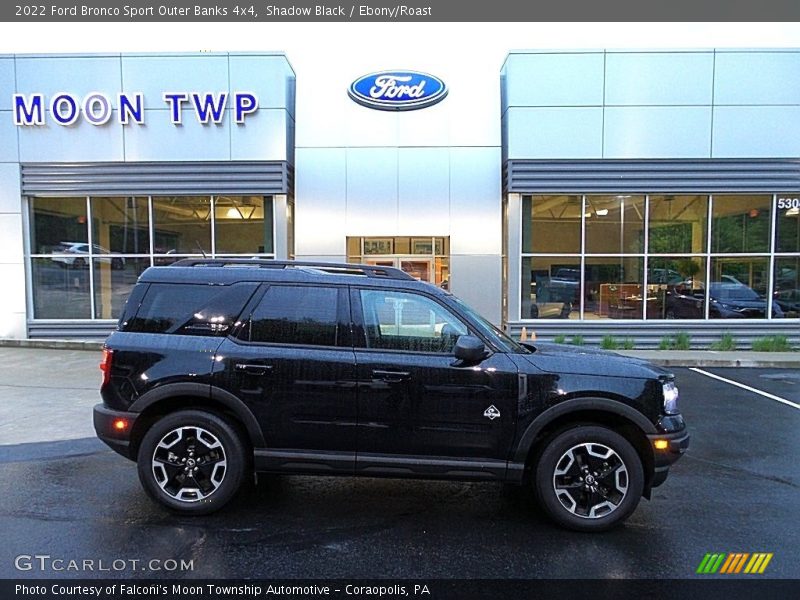 Shadow Black / Ebony/Roast 2022 Ford Bronco Sport Outer Banks 4x4