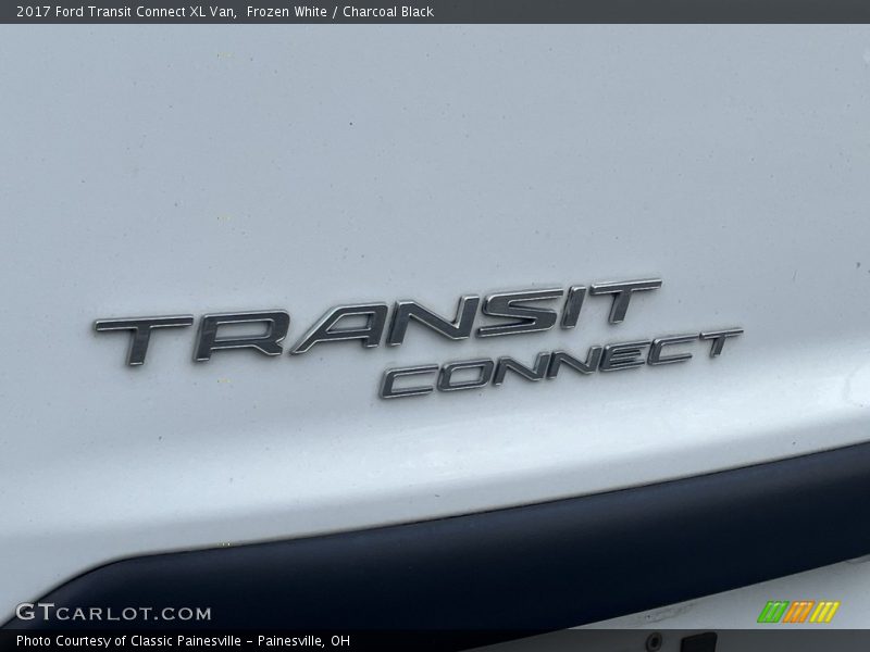 Frozen White / Charcoal Black 2017 Ford Transit Connect XL Van