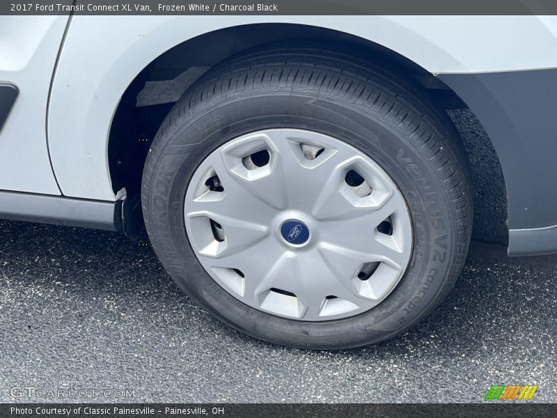 Frozen White / Charcoal Black 2017 Ford Transit Connect XL Van