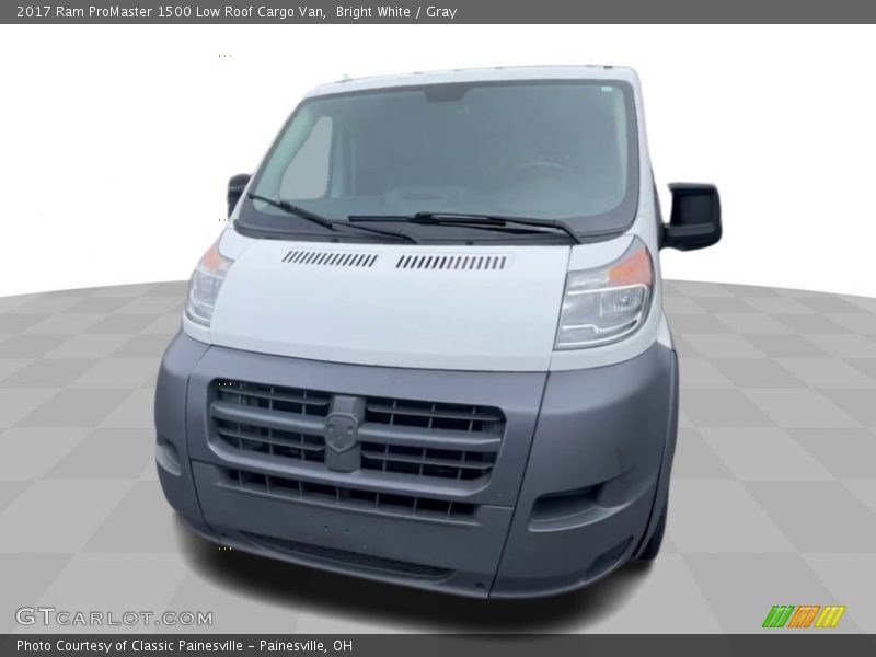 Bright White / Gray 2017 Ram ProMaster 1500 Low Roof Cargo Van