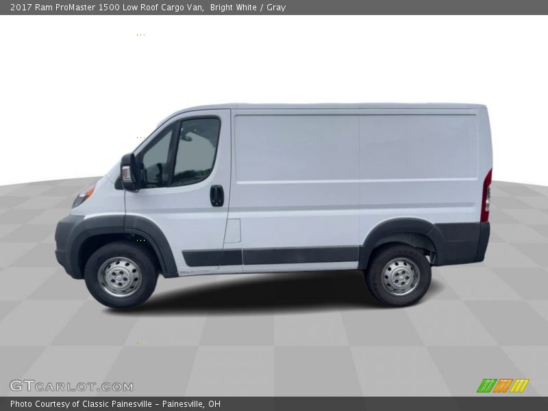Bright White / Gray 2017 Ram ProMaster 1500 Low Roof Cargo Van