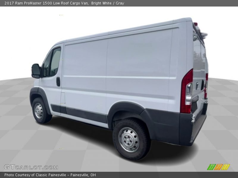 Bright White / Gray 2017 Ram ProMaster 1500 Low Roof Cargo Van