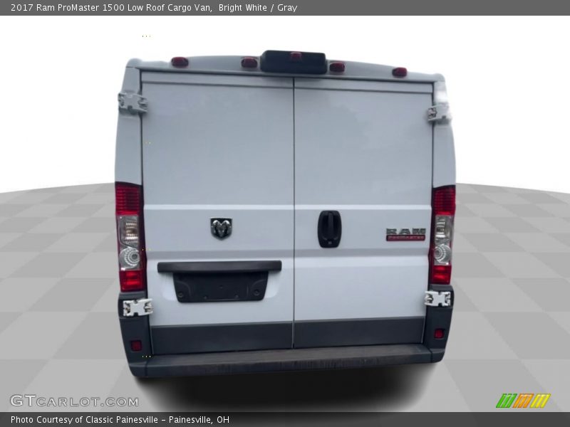 Bright White / Gray 2017 Ram ProMaster 1500 Low Roof Cargo Van