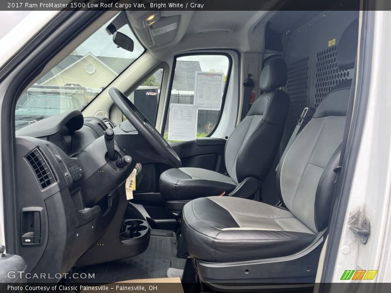 Bright White / Gray 2017 Ram ProMaster 1500 Low Roof Cargo Van