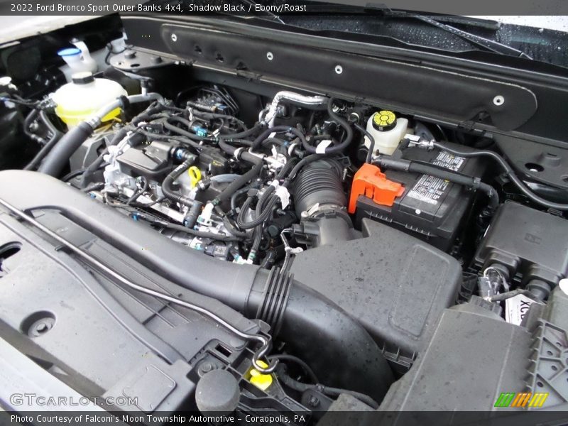 2022 Bronco Sport Outer Banks 4x4 Engine - 1.5 Liter Turbocharged DOHC 12-Valve Ti-VCT EcoBoost 3 Cylinder