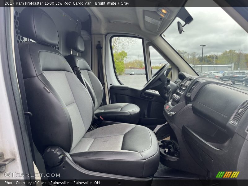 Bright White / Gray 2017 Ram ProMaster 1500 Low Roof Cargo Van