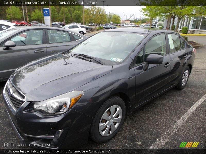 Dark Gray Metallic / Black 2016 Subaru Impreza 2.0i 4-door