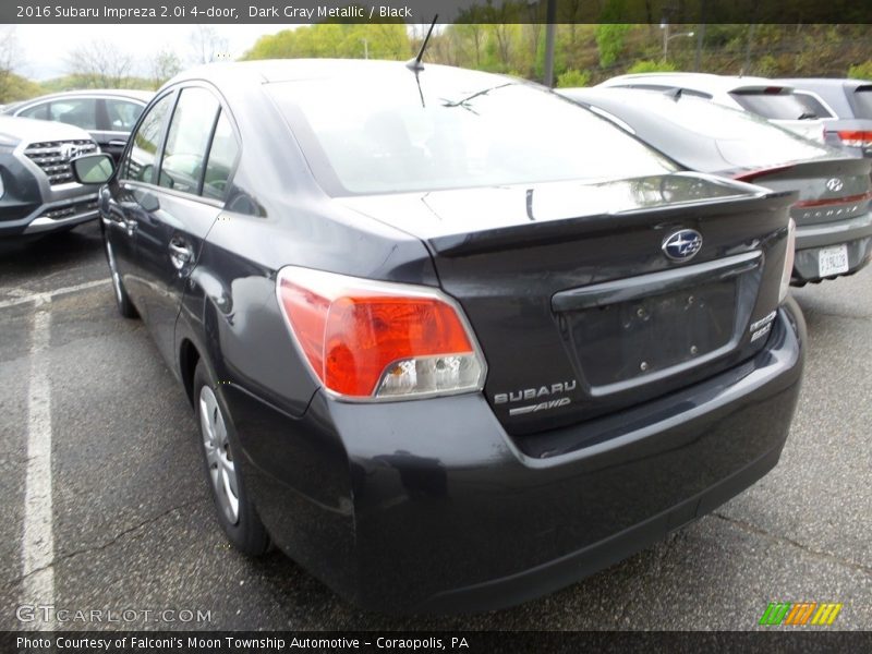 Dark Gray Metallic / Black 2016 Subaru Impreza 2.0i 4-door