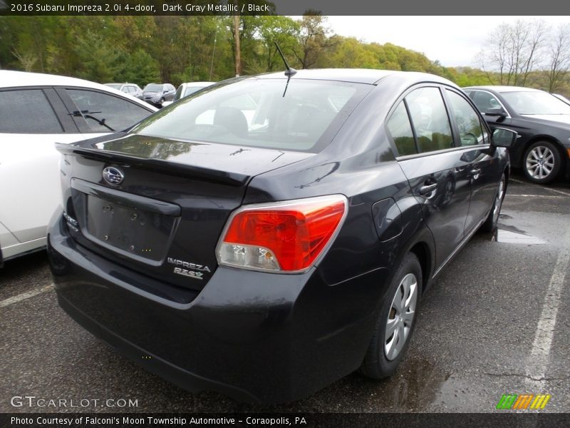 Dark Gray Metallic / Black 2016 Subaru Impreza 2.0i 4-door