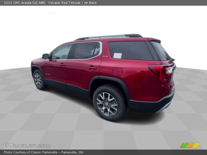 Volcanic Red Tintcoat / Jet Black 2023 GMC Acadia SLE AWD