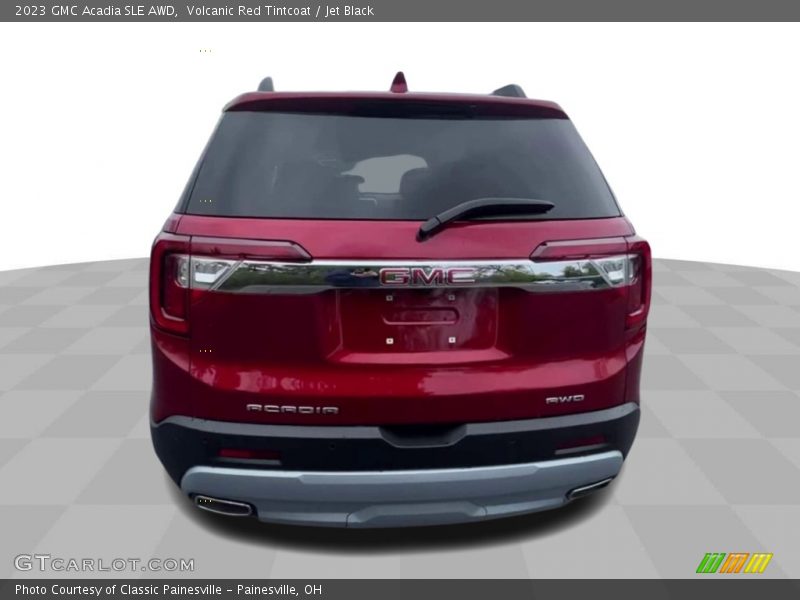 Volcanic Red Tintcoat / Jet Black 2023 GMC Acadia SLE AWD