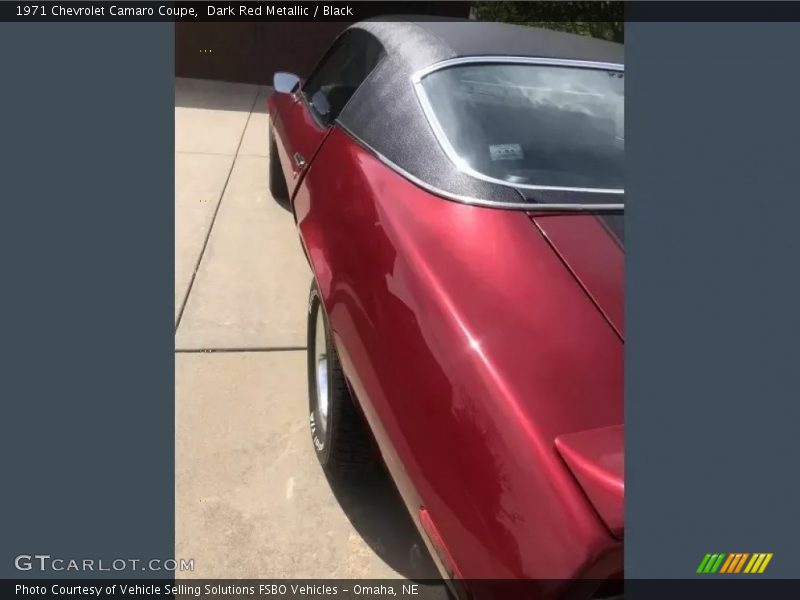 Dark Red Metallic / Black 1971 Chevrolet Camaro Coupe