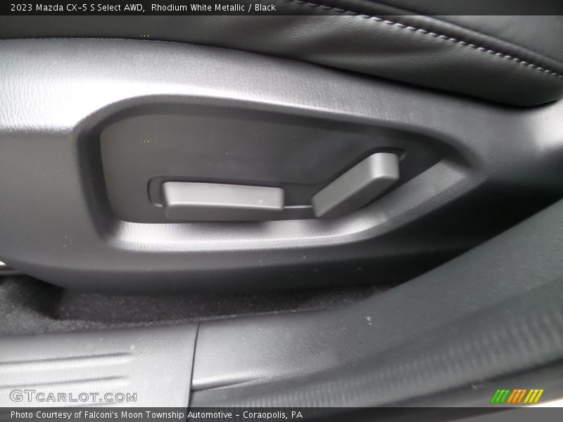 Rhodium White Metallic / Black 2023 Mazda CX-5 S Select AWD