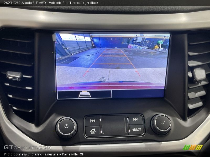 Volcanic Red Tintcoat / Jet Black 2023 GMC Acadia SLE AWD