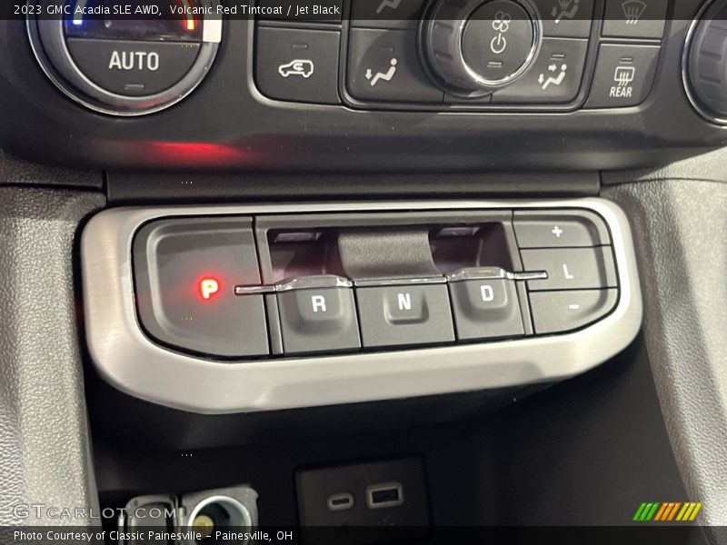 Volcanic Red Tintcoat / Jet Black 2023 GMC Acadia SLE AWD
