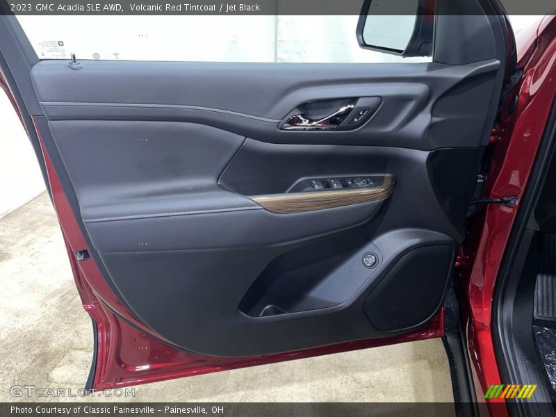 Volcanic Red Tintcoat / Jet Black 2023 GMC Acadia SLE AWD