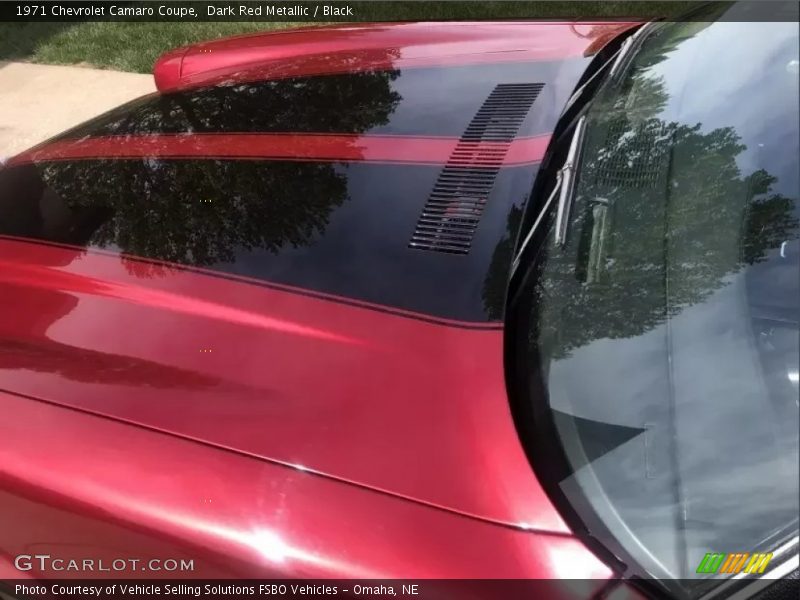 Dark Red Metallic / Black 1971 Chevrolet Camaro Coupe