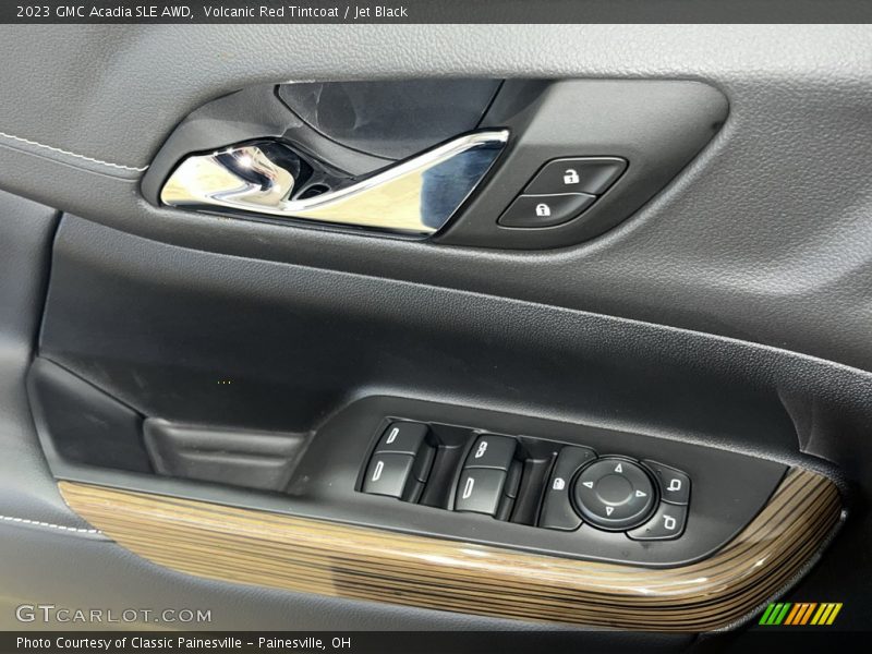 Volcanic Red Tintcoat / Jet Black 2023 GMC Acadia SLE AWD