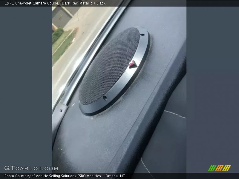 Dark Red Metallic / Black 1971 Chevrolet Camaro Coupe