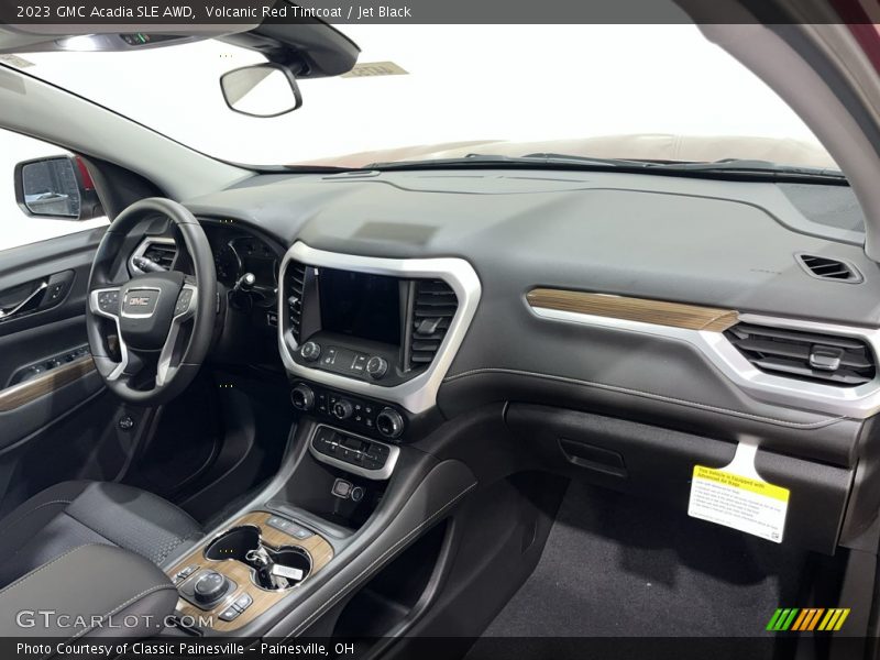 Volcanic Red Tintcoat / Jet Black 2023 GMC Acadia SLE AWD