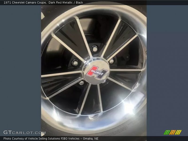 Dark Red Metallic / Black 1971 Chevrolet Camaro Coupe