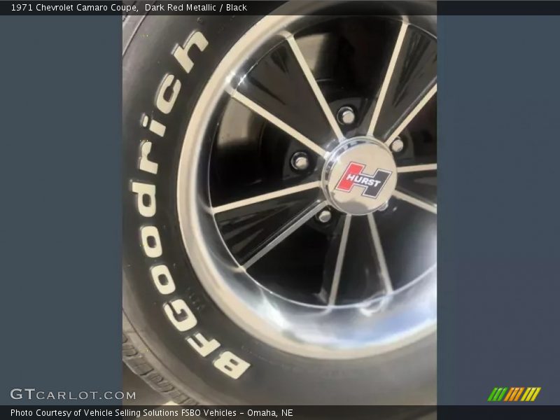 Dark Red Metallic / Black 1971 Chevrolet Camaro Coupe