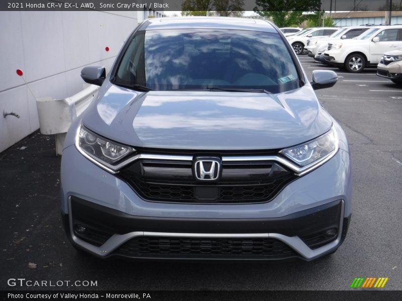 Sonic Gray Pearl / Black 2021 Honda CR-V EX-L AWD