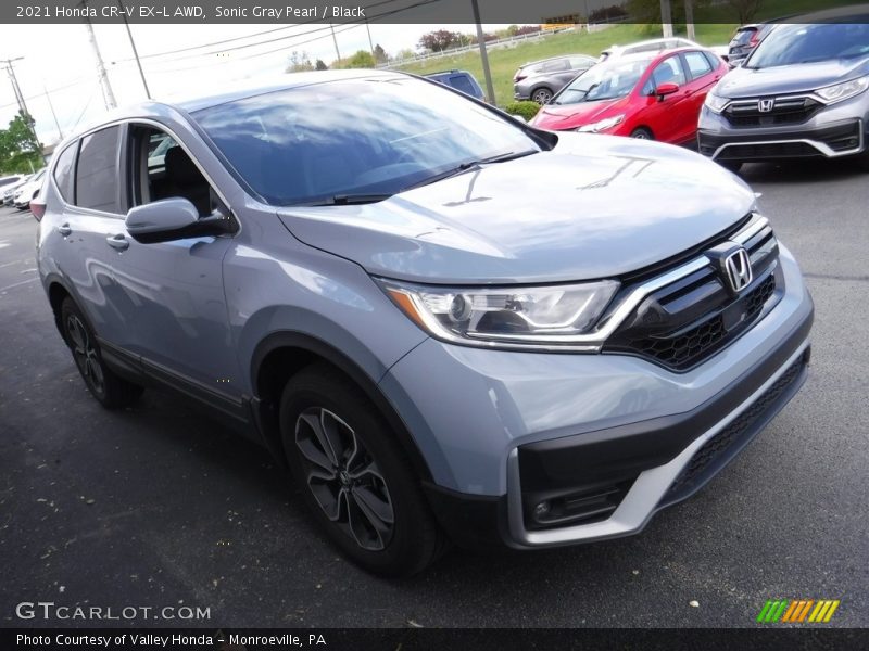 Sonic Gray Pearl / Black 2021 Honda CR-V EX-L AWD