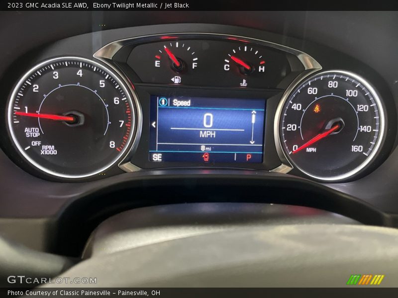 Ebony Twilight Metallic / Jet Black 2023 GMC Acadia SLE AWD