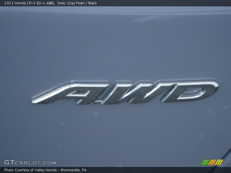 Sonic Gray Pearl / Black 2021 Honda CR-V EX-L AWD