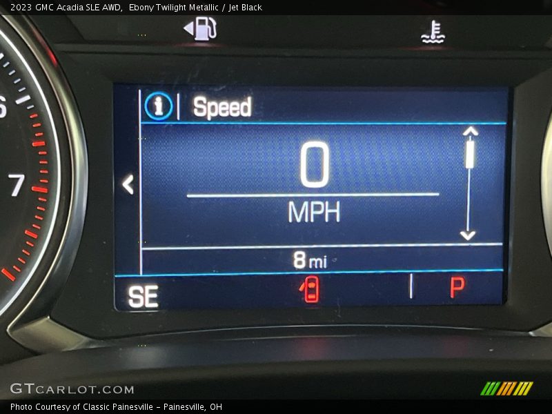 Ebony Twilight Metallic / Jet Black 2023 GMC Acadia SLE AWD