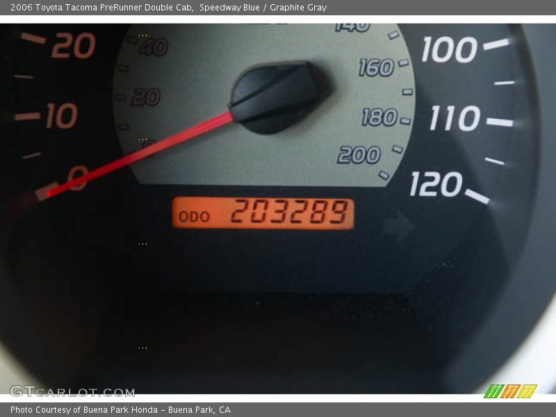 Speedway Blue / Graphite Gray 2006 Toyota Tacoma PreRunner Double Cab