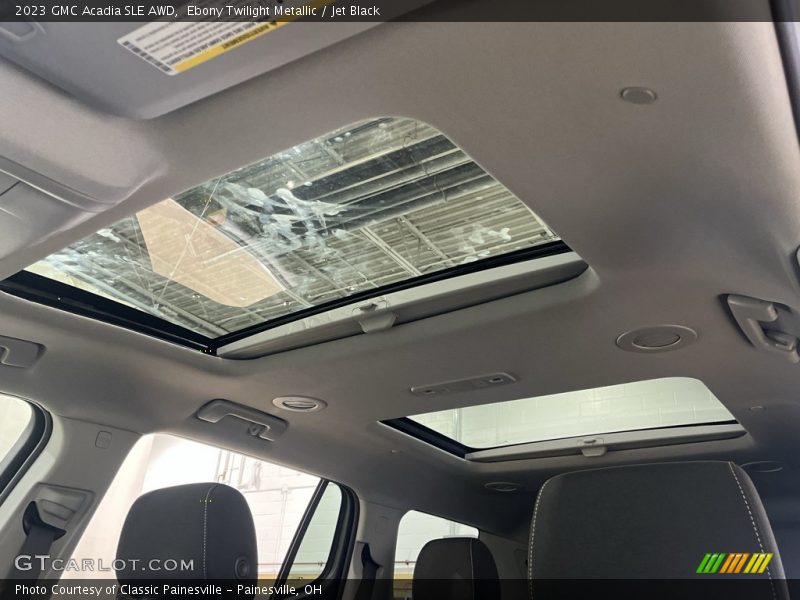 Ebony Twilight Metallic / Jet Black 2023 GMC Acadia SLE AWD