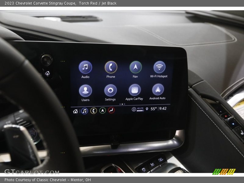 Controls of 2023 Corvette Stingray Coupe