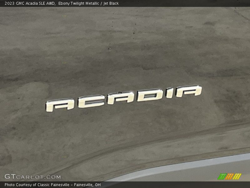 Ebony Twilight Metallic / Jet Black 2023 GMC Acadia SLE AWD