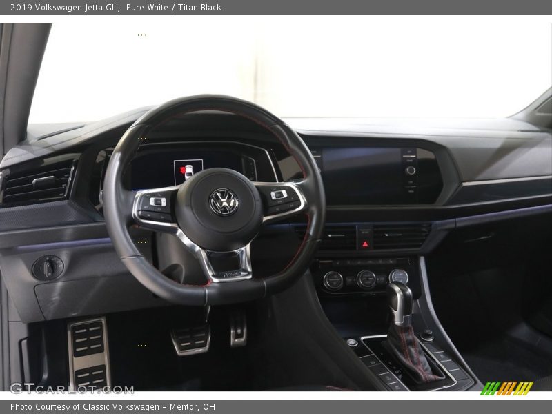 Pure White / Titan Black 2019 Volkswagen Jetta GLI